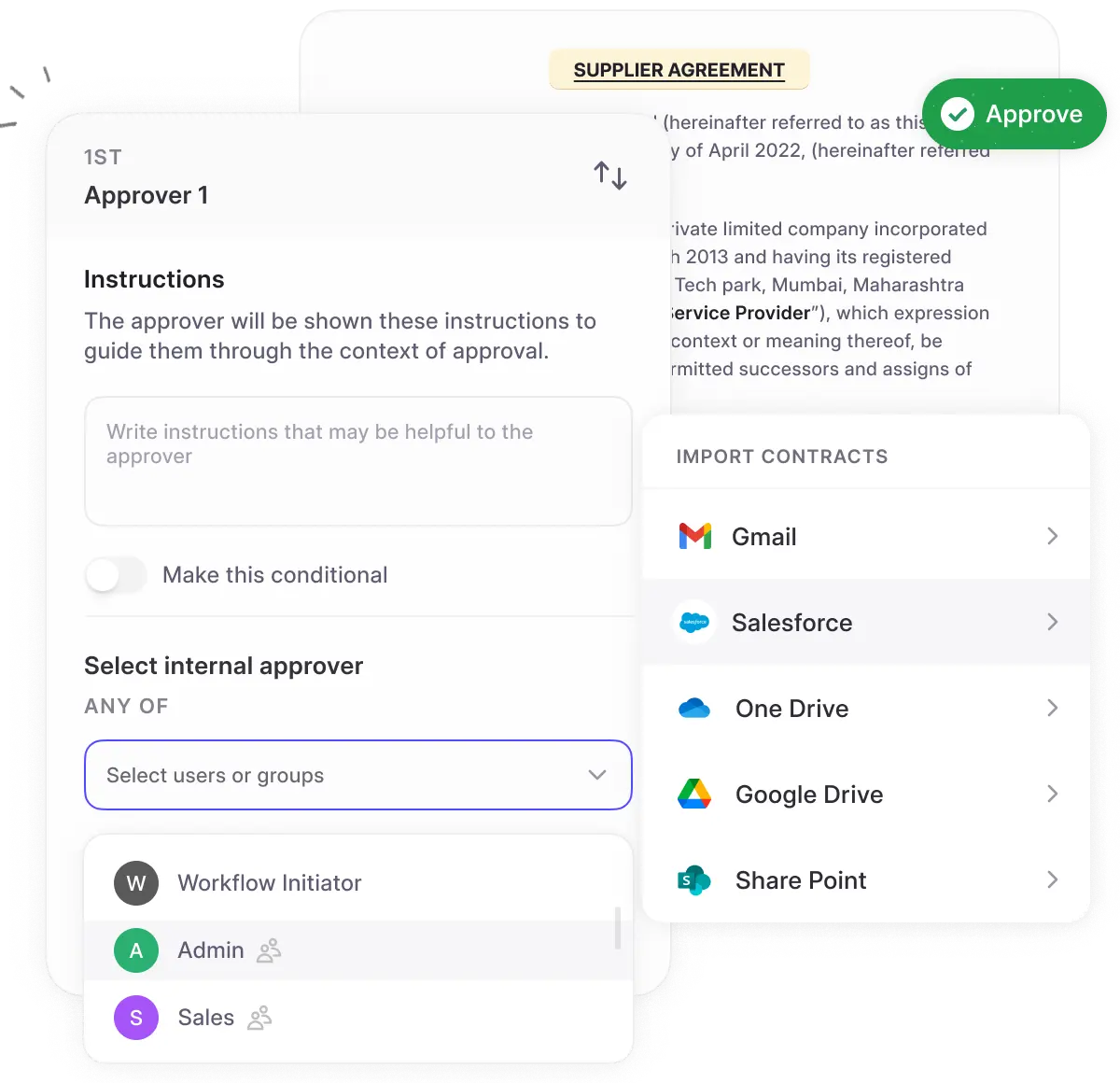 healthcare contract management software mockup 1