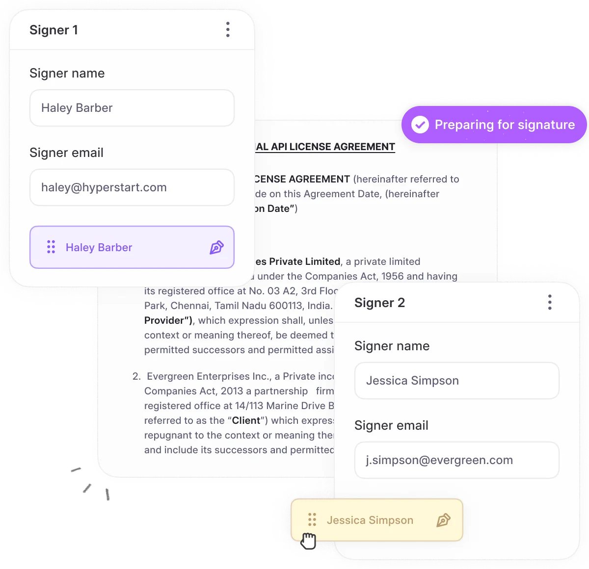 real estate contract management software mockup 3